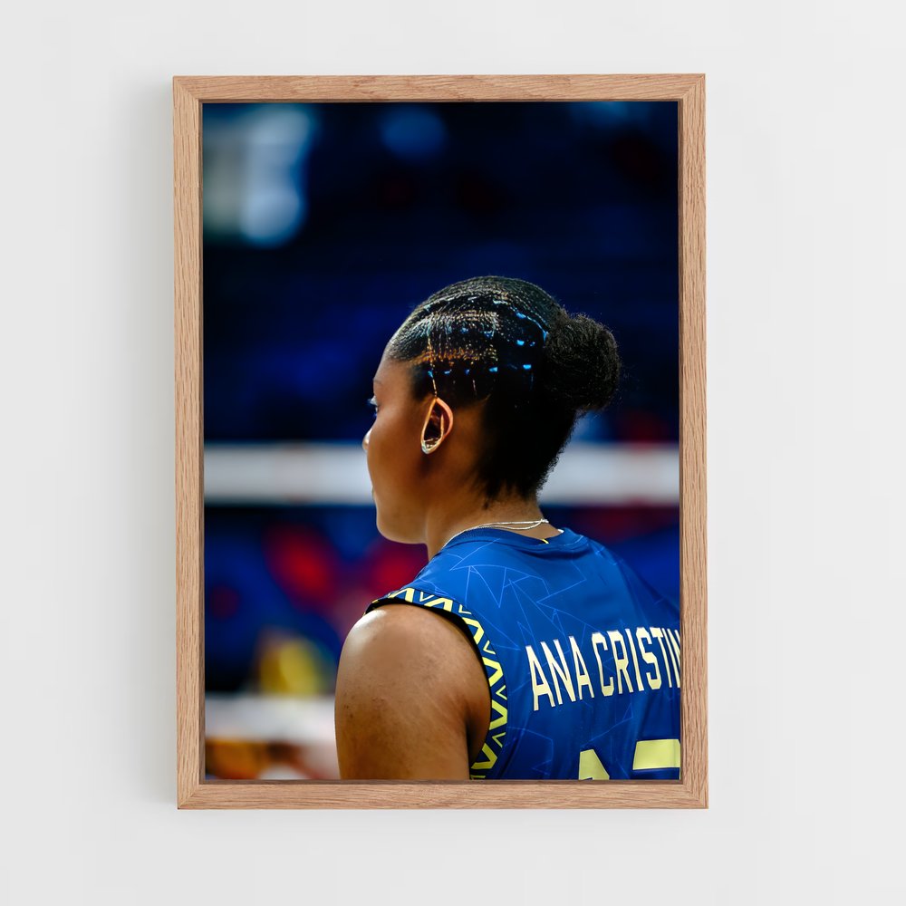 Poster Ana de cristina – affiche Volleyball (vue 4)